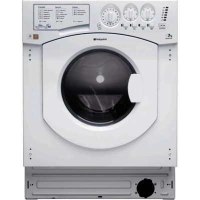 Hotpoint BHWD149/1 1400 Spin 7kg+5kg Integrated Washer Dryer in White Hotpoint BHWD149/1 1400 Spin 7kg+5kg Integrated Washer Dryer in White